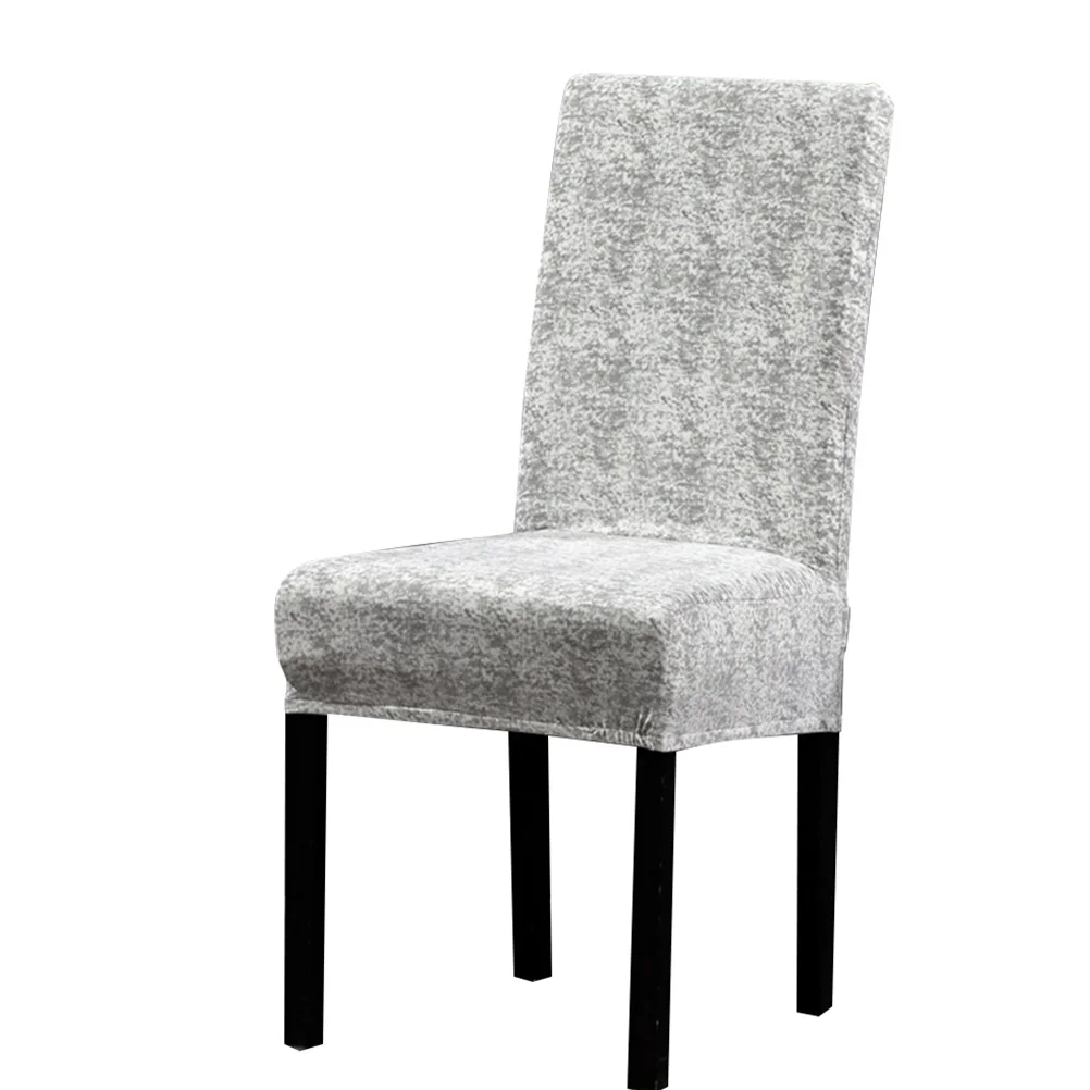 

4Pcs Stretchy Chair Cover Polyester Spandex Protective Case for Hotel Wedding Banquet Meeting Ceremony Decorative Grey