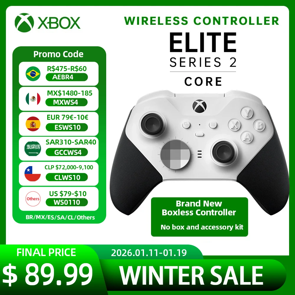 Le Microsoft Xbox Elite Wireless Controller Series 2 Core Un contrôleur de jeu de qualité supérieure