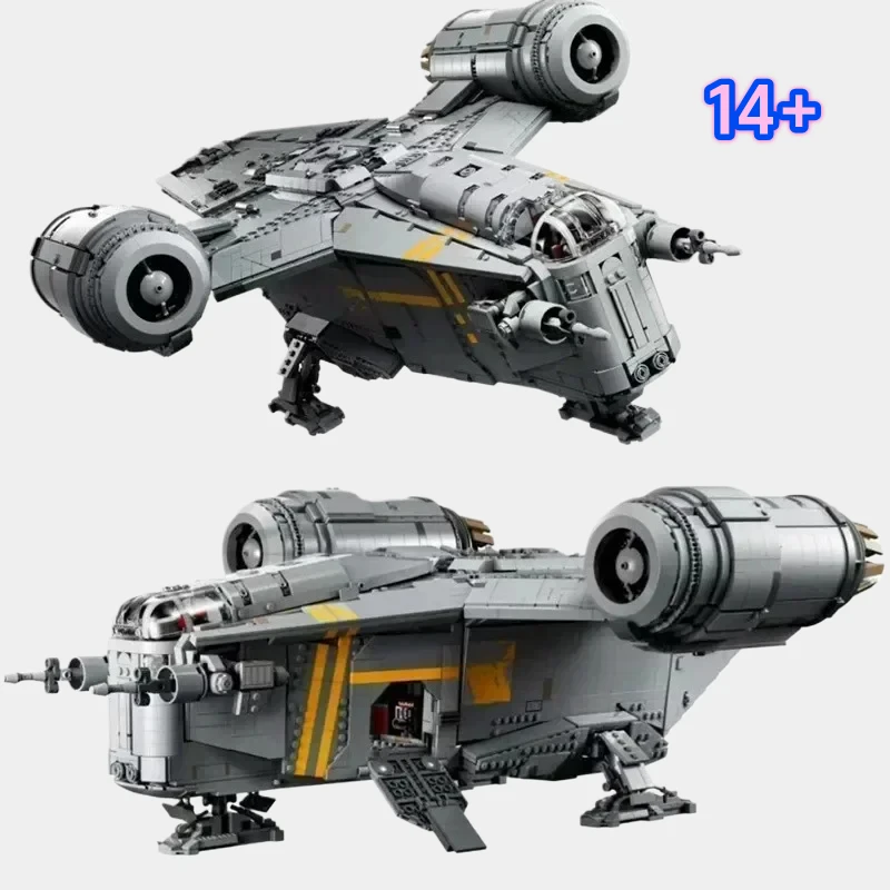 

Конструктор Disney Launch 75331 UCS Razor Crest Spaceship, 6187 деталей, для детей, подарки на день рождения, сувениры для гостей, товары для вечеринок