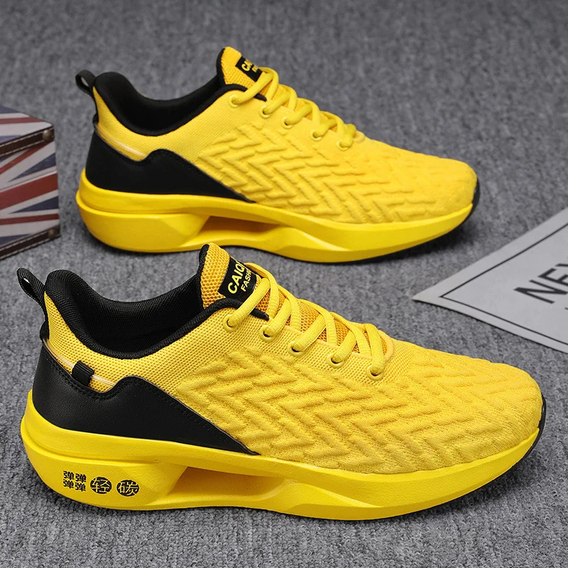 Sepatu Lari Pria Mewah yang Bernapas, Sepatu Kasual, Sepatu Loafer Fashion, Sepatu Tenis untuk Pria