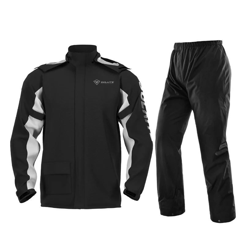 Motorcycle raincoat and pants Outdoor cycling Split Raincoat Pants shoe cover motocross suit Men women waterproof wear-resisting