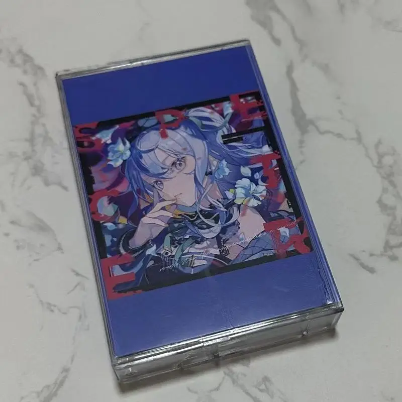 

Virtual idol Pop Hoshimati Suisei Music Tape Specter Album Cassette Cosplay Walkman Recorder Car Soundtracks Box Collection Gift