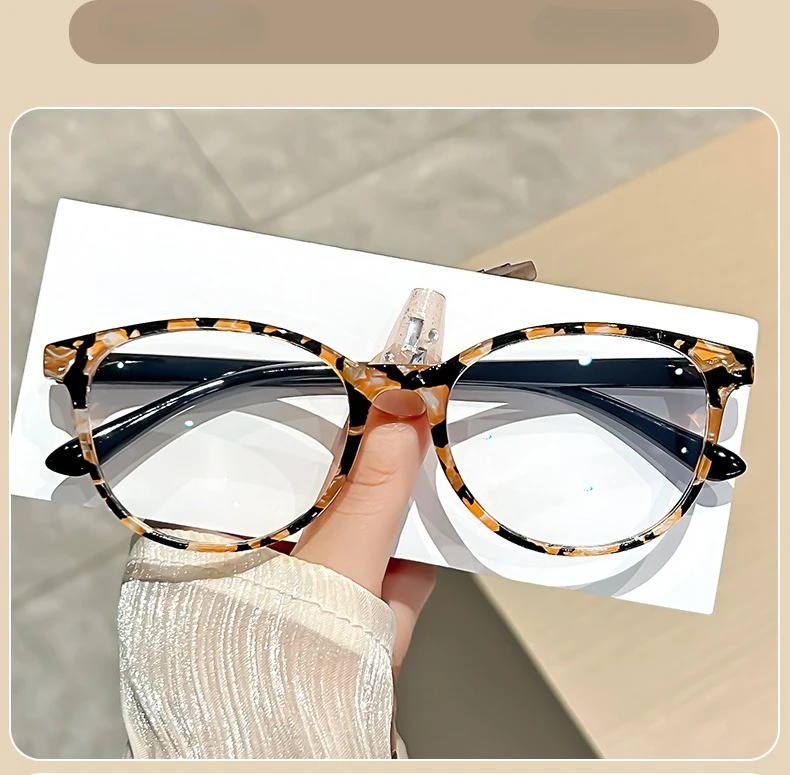 Modische bedruckte Lesebrille, Anti-Blaulicht-Brille für Menschen mittleren Alters und ältere Menschen, Retro-Lesebrille für Frauen – Detail 9