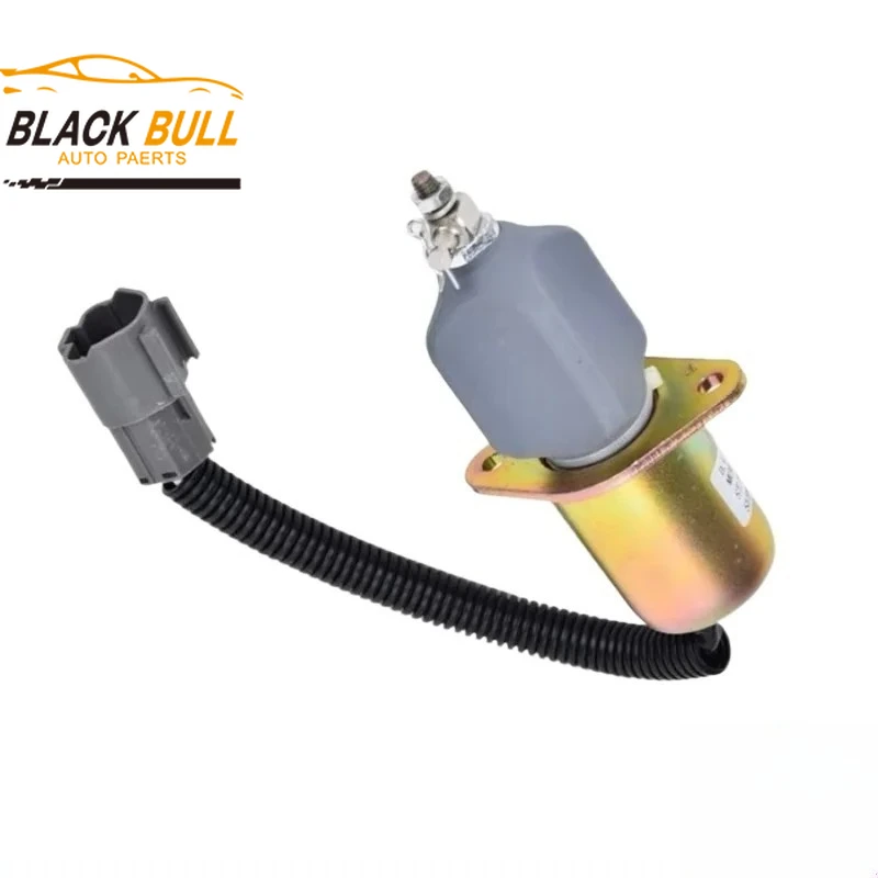 

OEM 1751ES-12A3UC12B1S Automobiles Fuel Shut Off Solenoid For Yanmar 4NTE94 Engine Hyundai R60-5 R210-5 SA-4673-S