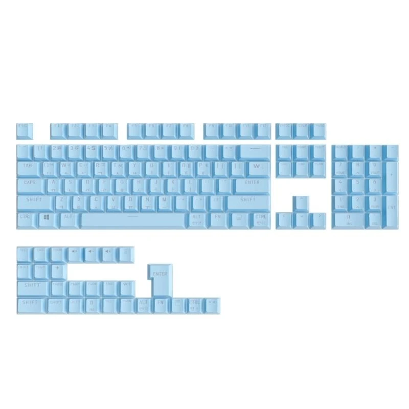 Качественный набор корейских клавишных колпачков из АБС-пластика, OEM-профиль, полное покрытие для переключателей MX 61 64 68 75 98 104 108 механических клавиатур
