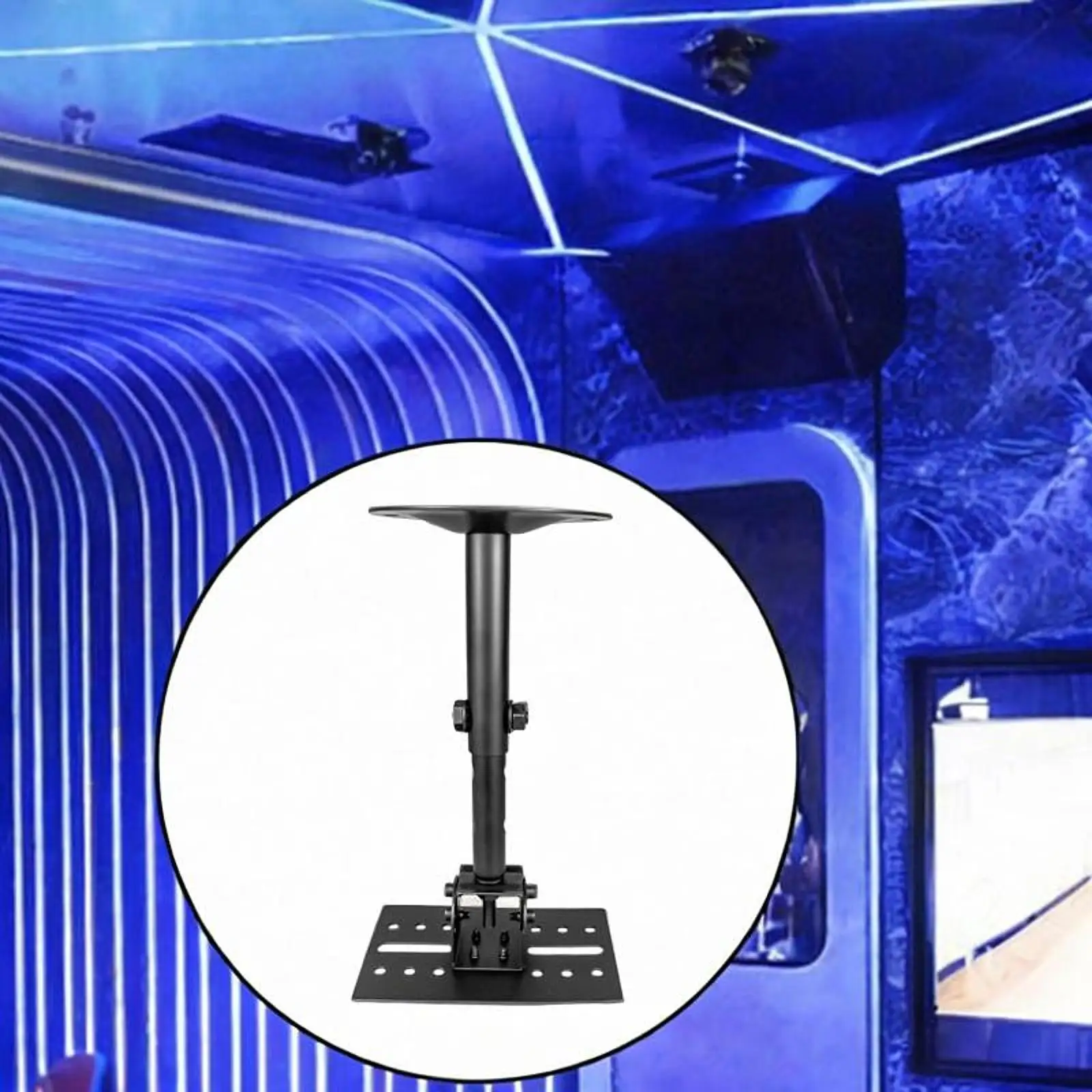 

Подставка для динамика, вращающаяся на 360 градусов поддержка динамика для настенной офисной ванной комнаты