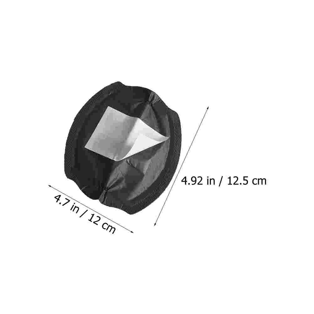 Черные подмышечные прокладки, впитывающие Пот Вкладыши для женщин и мужчин, не видимые
