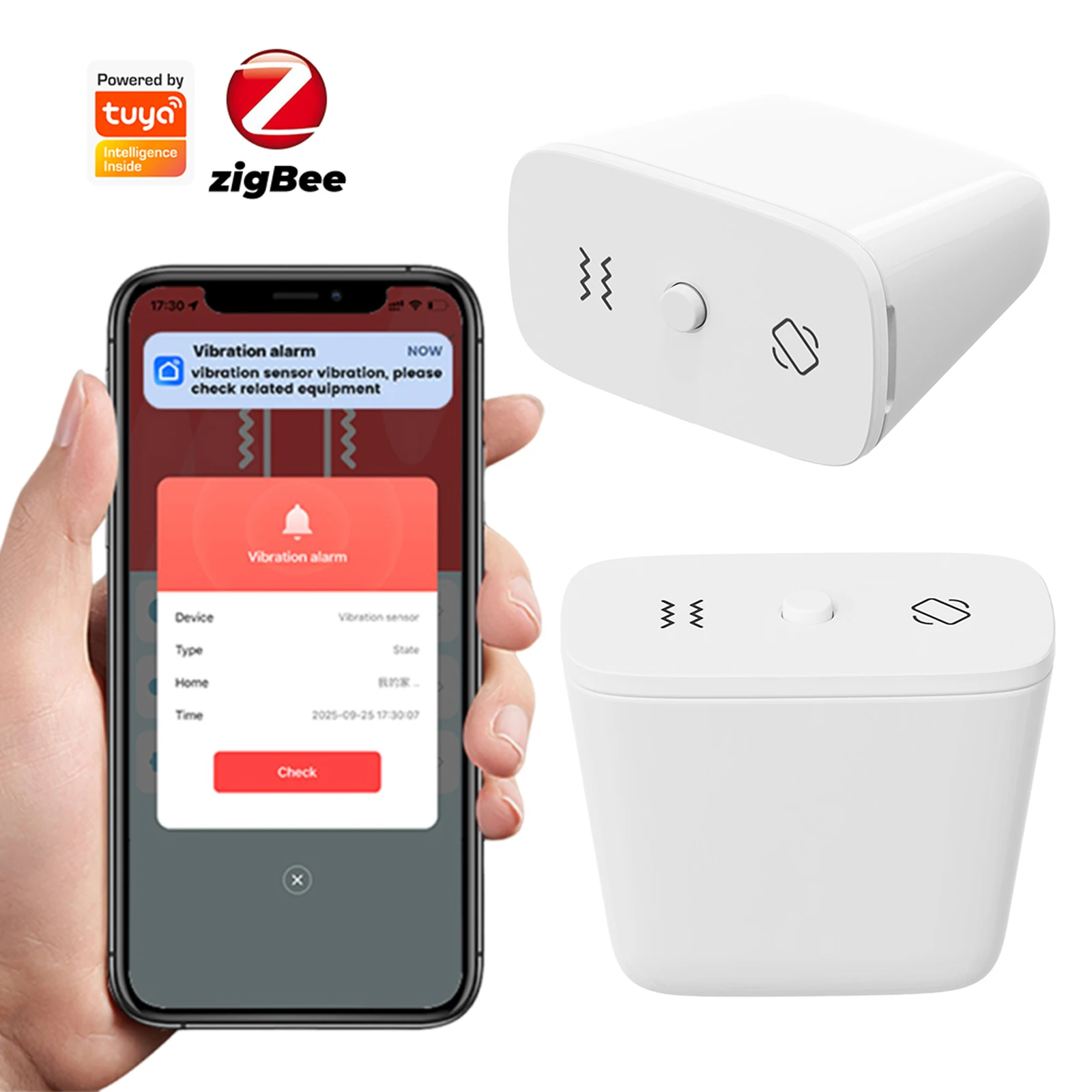 Home Office Shed - เซ็นเซอร์ตรวจจับการเอียง IP67 กันน้ำ และเครื่องตรวจจับการตก ปรับความไวได้ สำหรับป้องกันบ้าน