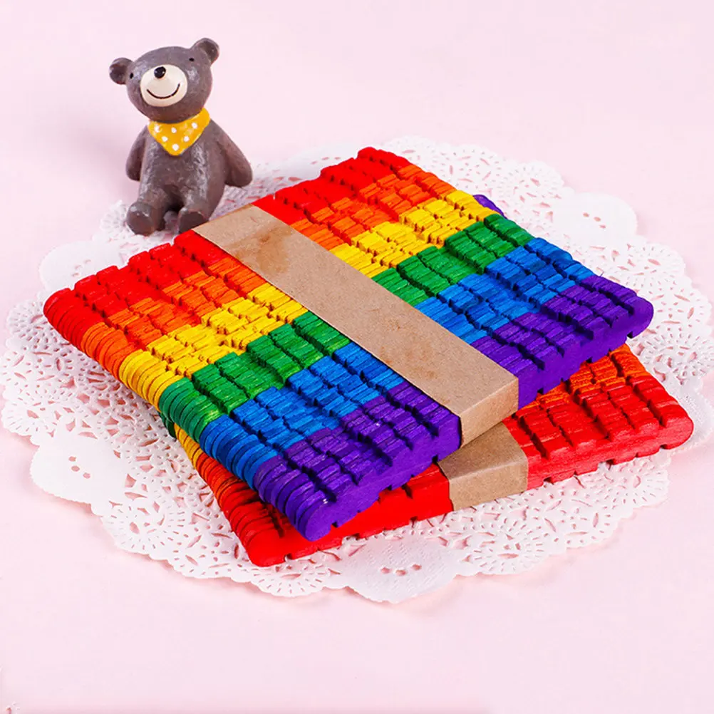 

Набор из 300 деревянных палочек для творчества: гладкие, безопасные для детей, для DIY-проектов, развития мелкой моторики, творческих и образовательных занятий