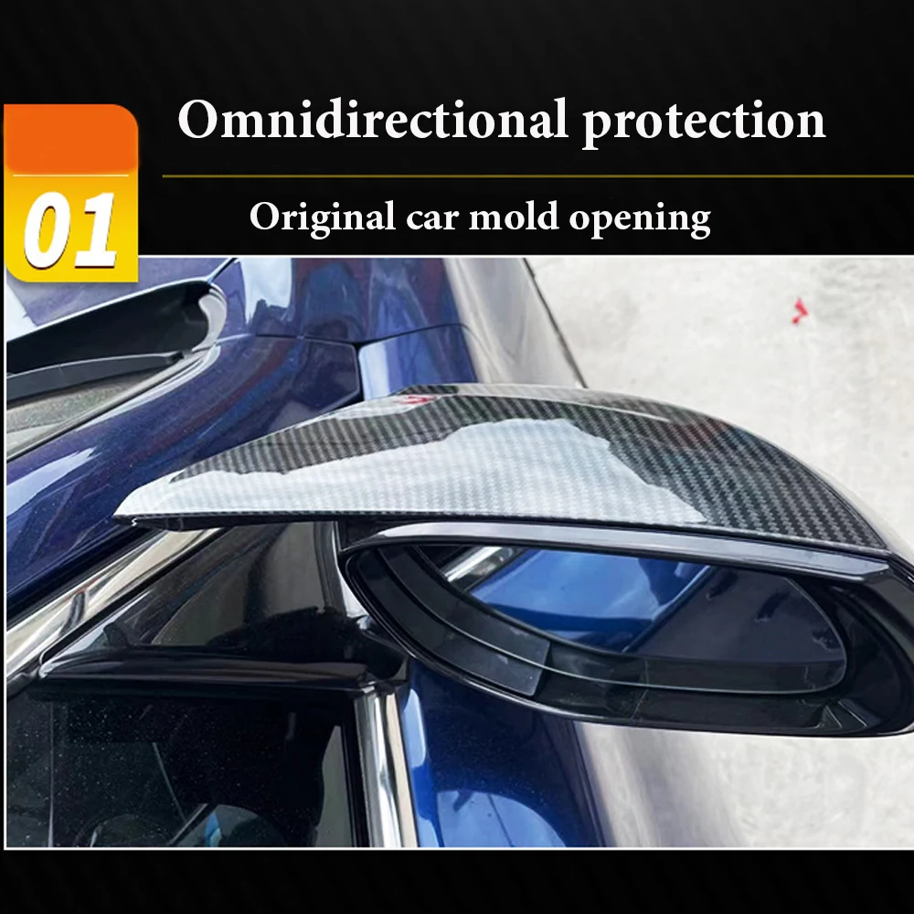 2pcs New upgrade Side Mirror Cover Car Rearview Mirror Caps Fit For Infiniti QX30 Q50S Q50 Q60 Q70 2014 - 2021 Car Accessories