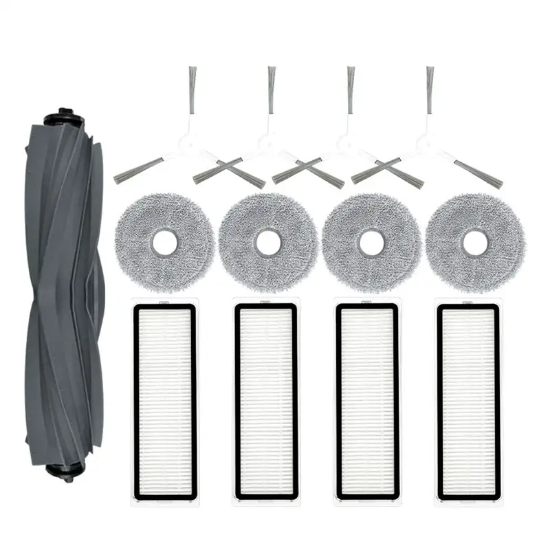 

Запасные части A24R для робота-пылесоса Dreame L10 Prime: основная и боковые щетки, HEPA-фильтр, насадки для влажной уборки, аксессуары A