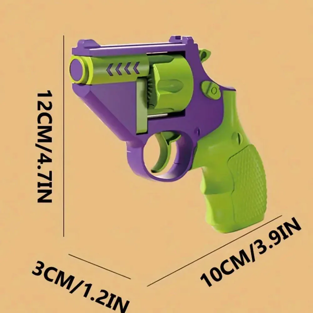 Fidget Toy Gun For Kids Revolver Gun Pistol Model Decompression Toygun Shopify Dropshiping