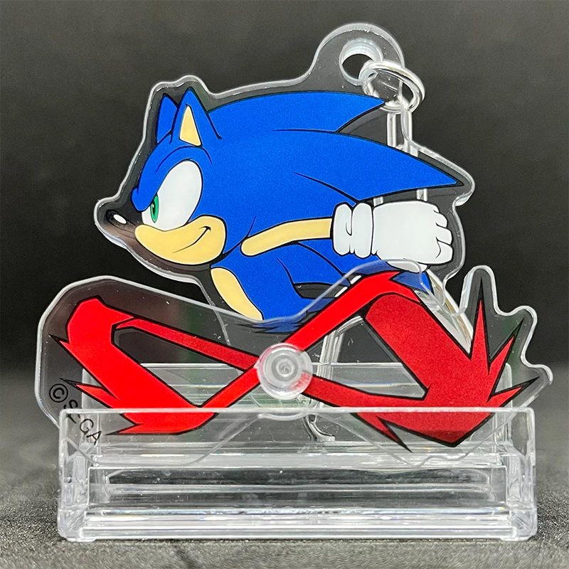 Japonais véritable k-com hérisson sonique acrylique pendentif Gashapon Sega mascotte Sonic'S amis sac à dos charme cadeau