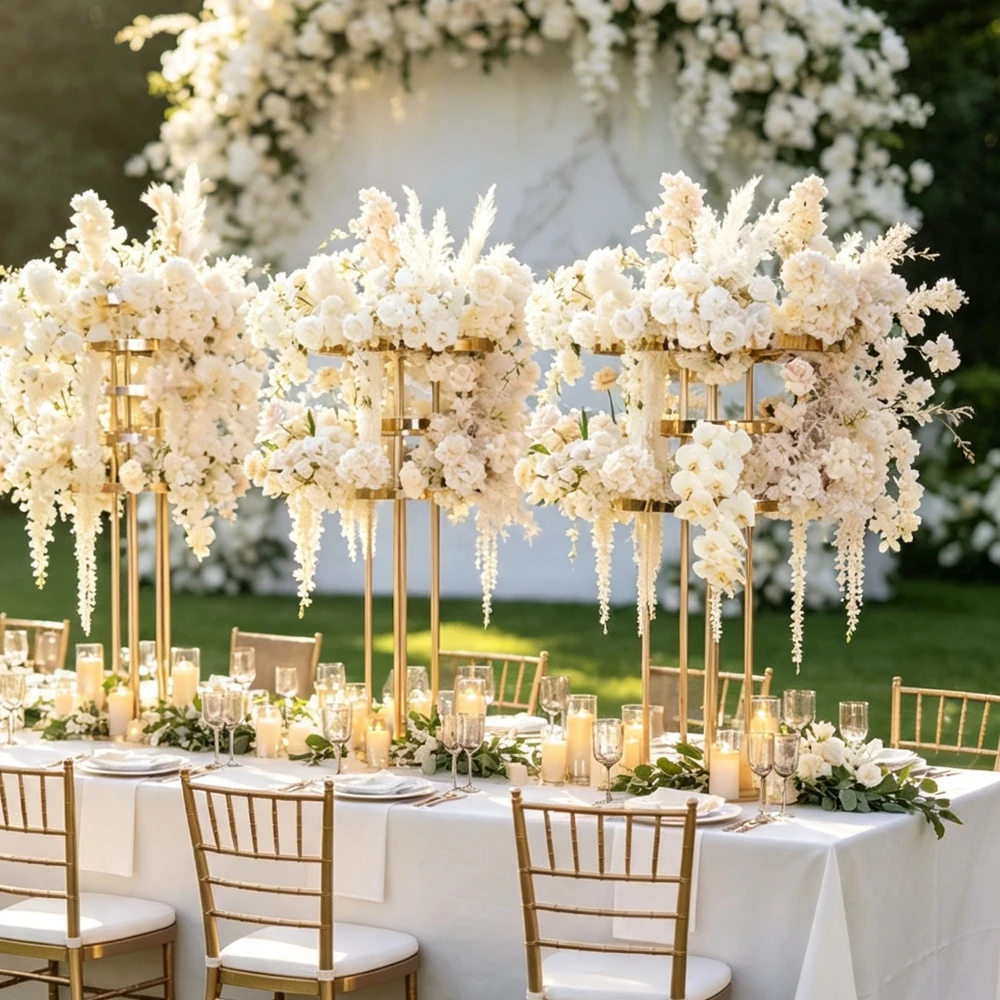 4-10pcs f30 80-120cm  New Design Wedding Stage table Decoration centerpieces  Stand Backdrop floral for Event and Party