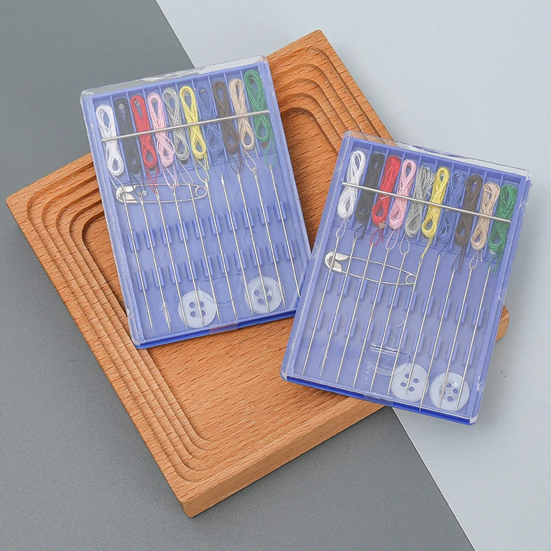 10 цветов, одноразовая коробка для хранения ниток