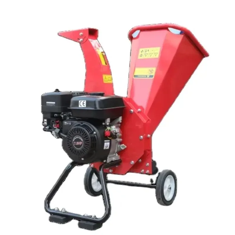 7hp 212CC 3pcs Cutting Blade Hot Wood Chipper Pto Shredder Machine for Sale with CE Crusher Garden