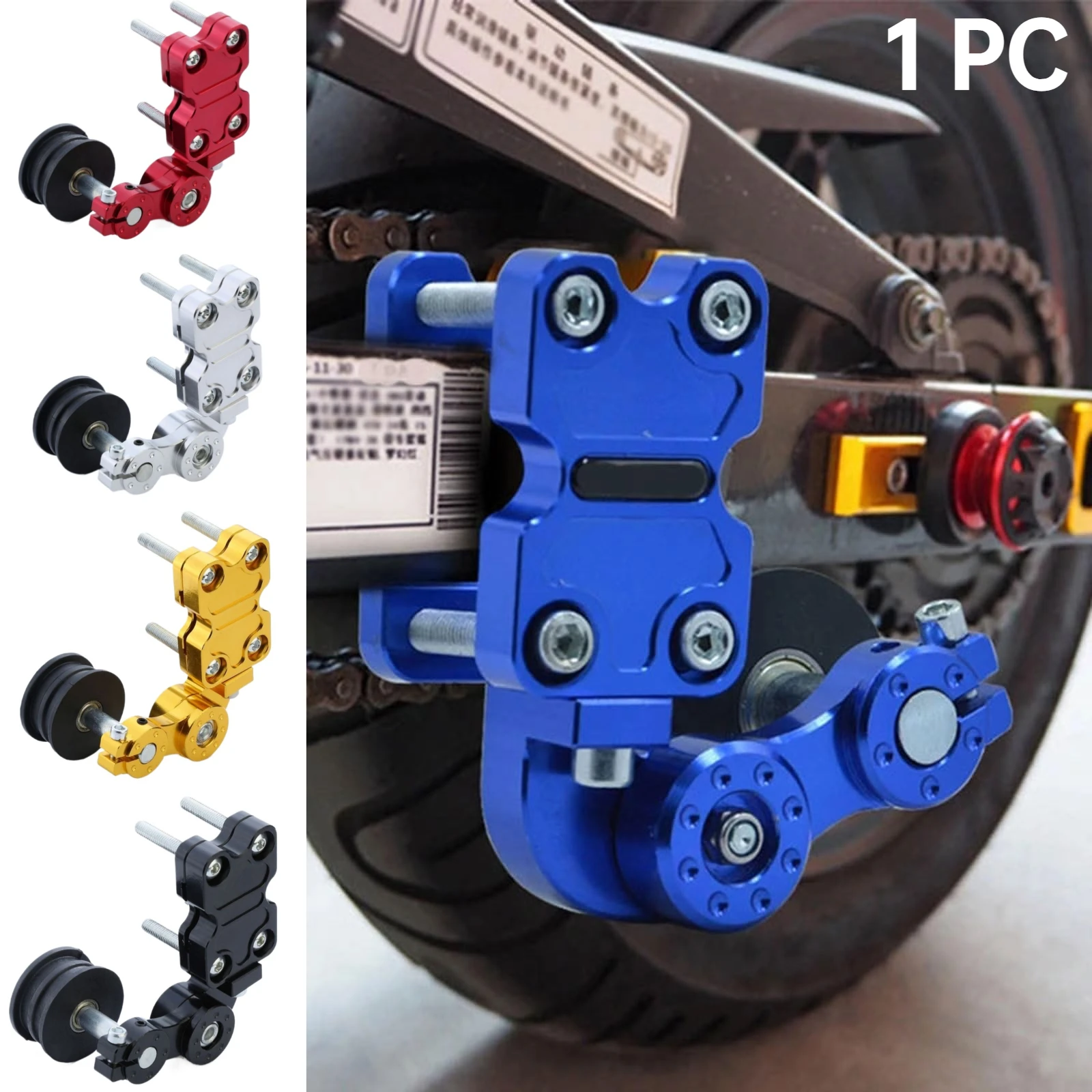 1Pc Chain Adjuster Chain Tensioner  Aluminum for Motocross Dirt Bike ATV Adjustment Tools