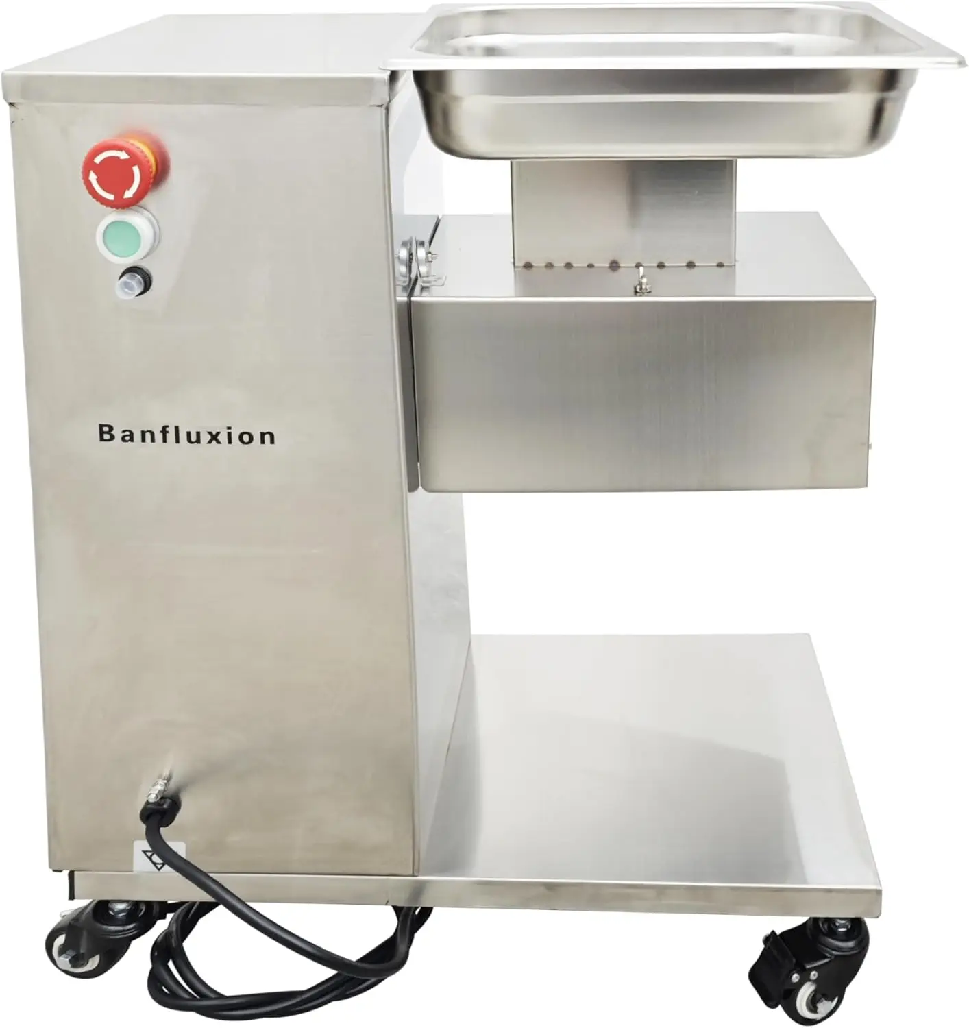 

Электрическая мясорезка из нержавеющей стали 110В, коммерческая, для нарезки мяса, модель QE, с лезвием 5 мм, 550 Вт, для свинины и говядины