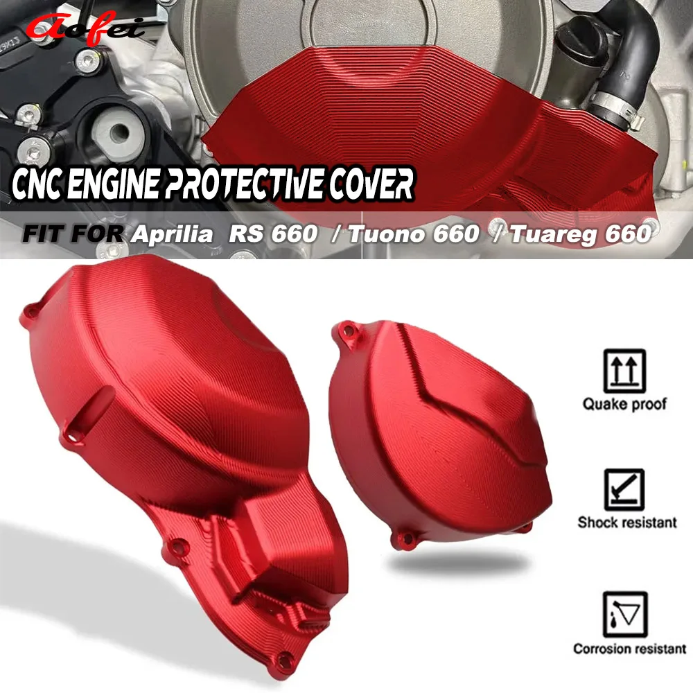 Motorcycle Engine Cover Protection Case for Aprilia RS 660 RS660 2020 2021 2022 CNC Aluminum Side Guard Frame Silder Accessories