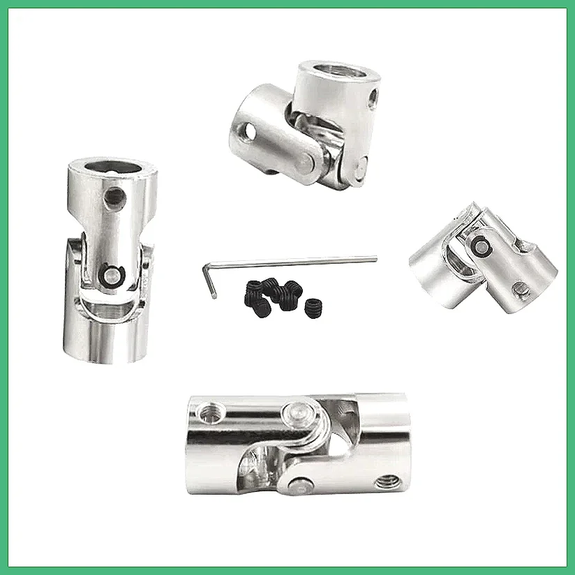 RC Metal Universal Joint Coupling 2-12mm Boat Car Shaft Coupler Motor Connector, 1Pcs Cardan Joint for RC Vehicle Drive Shaft