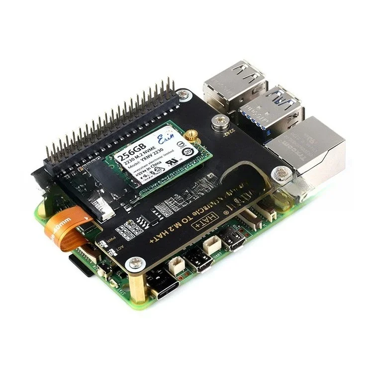 Raspberry Pi 5 PCIe to M.2 expansion board interface board NVMe protocol high-speed solid state drive expansion