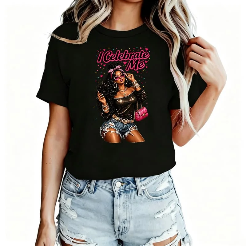 Gradient Pop Art 3D Duck Character Women's T-Shirt 100% Cotton Funny Graphic Short Sleeve Tee Novelty Shirt Casual Crew Neck Top S-5Xl