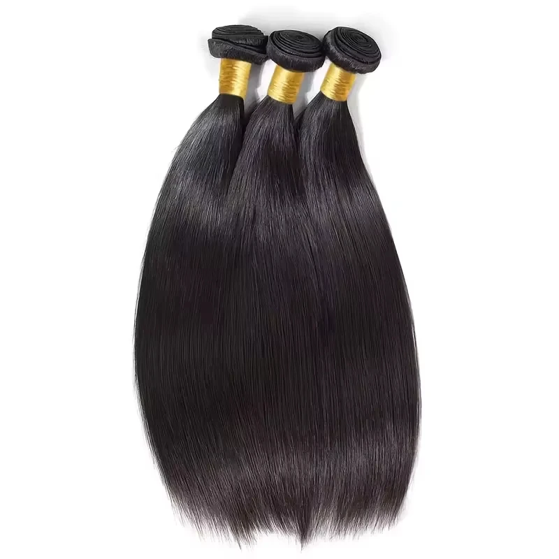 Brazilian Bone Straight Human Hair 3 4 Bundles Raw Virgin Remy Hair Extensions Natural Color Long Hair For Women 30 Inch Hair