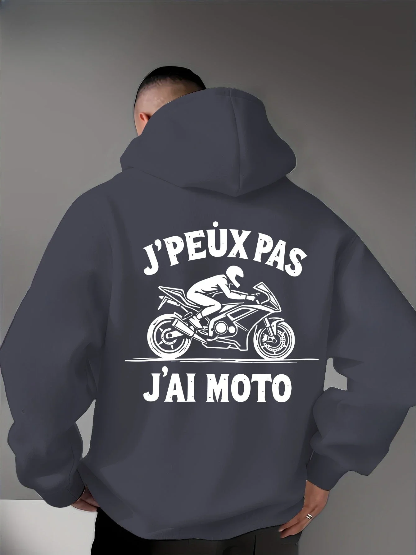 Biker Hoodie Unisex Moto Motorcycle Racing Sportbike Rider Funny Quote French Trendy Oversized Sport Sweatshirts
