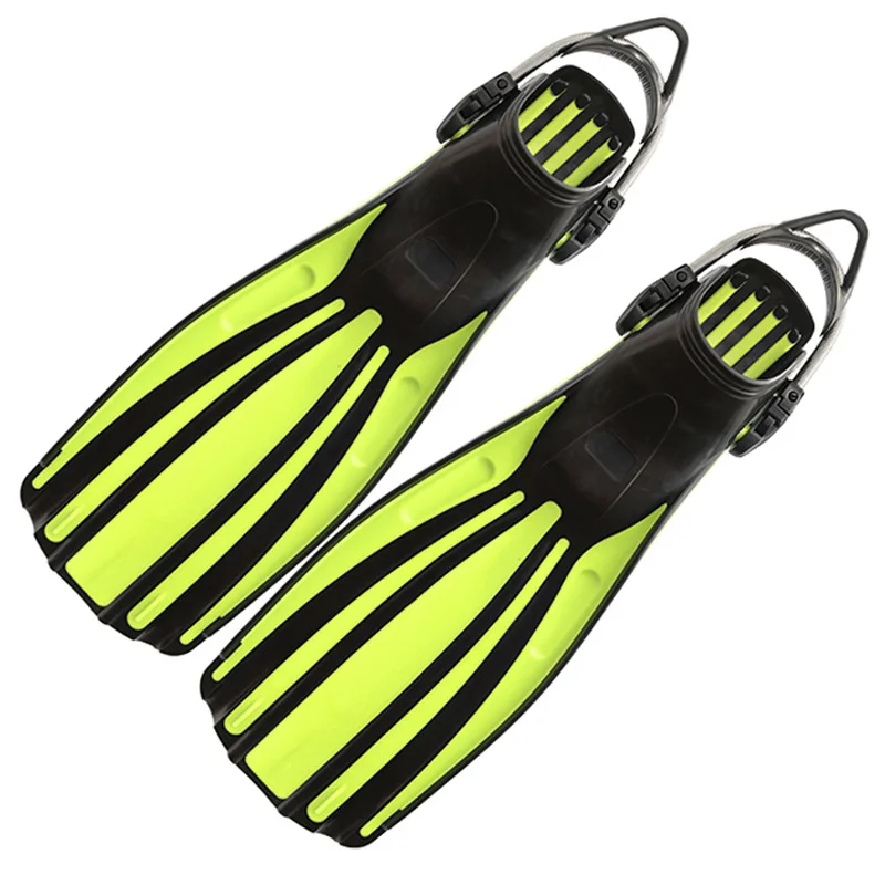 

Adjustable Stainless Steel Spring Strap Snorkel Fins Short Size Durable Swimming Flippers for Adults Water Sports Swimming