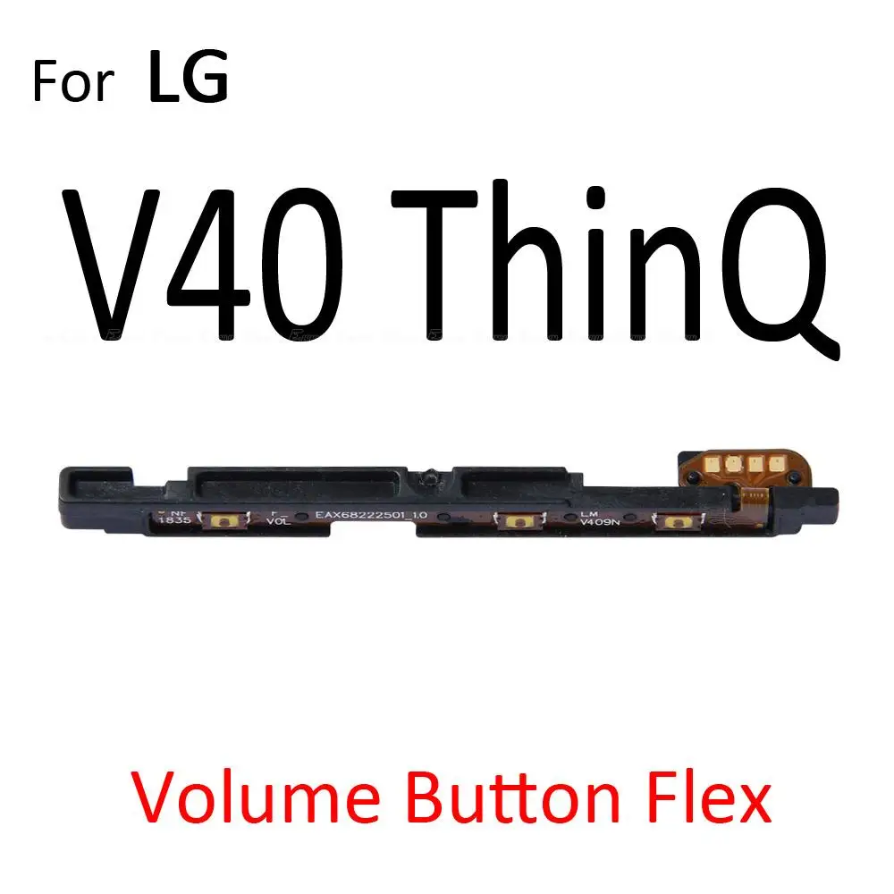 Mute Switch Volume Control Button Flex Cable For LG V20 V30 V30S Plus V35 V40 V50 V50S ThinQ Power ON OFF Key Replacement Parts