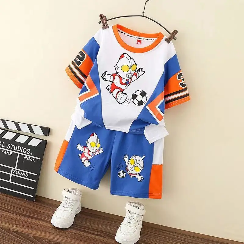 

Summer Baby Boys Clothing Set Infant Clothes Embroidered Bear T-shirt + Shorts 2PCS Toddler Kids Casual Costume Child Tracksuit