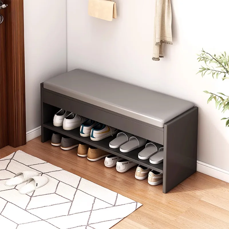 Shoe Changing Stool Household Shoe Cabinet Seat Stool Integrated Multi-functional Light Luxury Rack Simple Shoe Stool