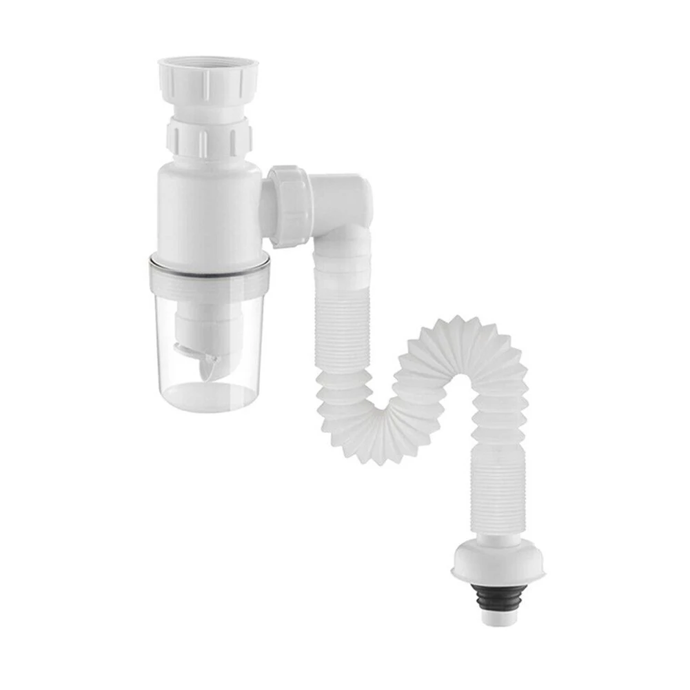 

Sink Hose Sewer Drain Pipe Arbitrary Bending Drain Pipe Easy Installation Elastic Material Excellent Drainage Design