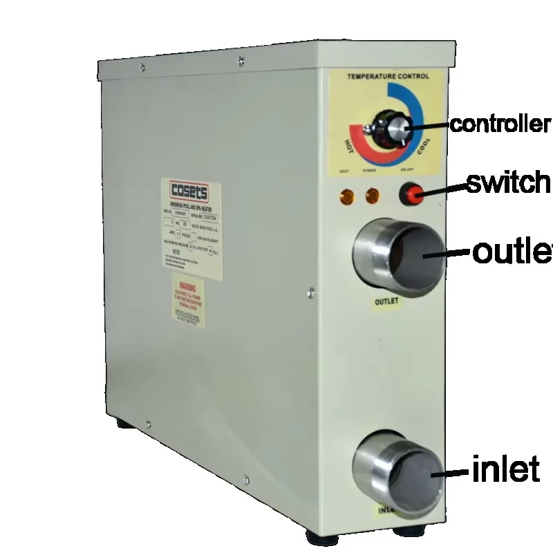 11KW/380V Electric Spa Hot Water Heater Cheap Swimming Pool Small Swimming Poool Heater Heat Pump Warm Pump