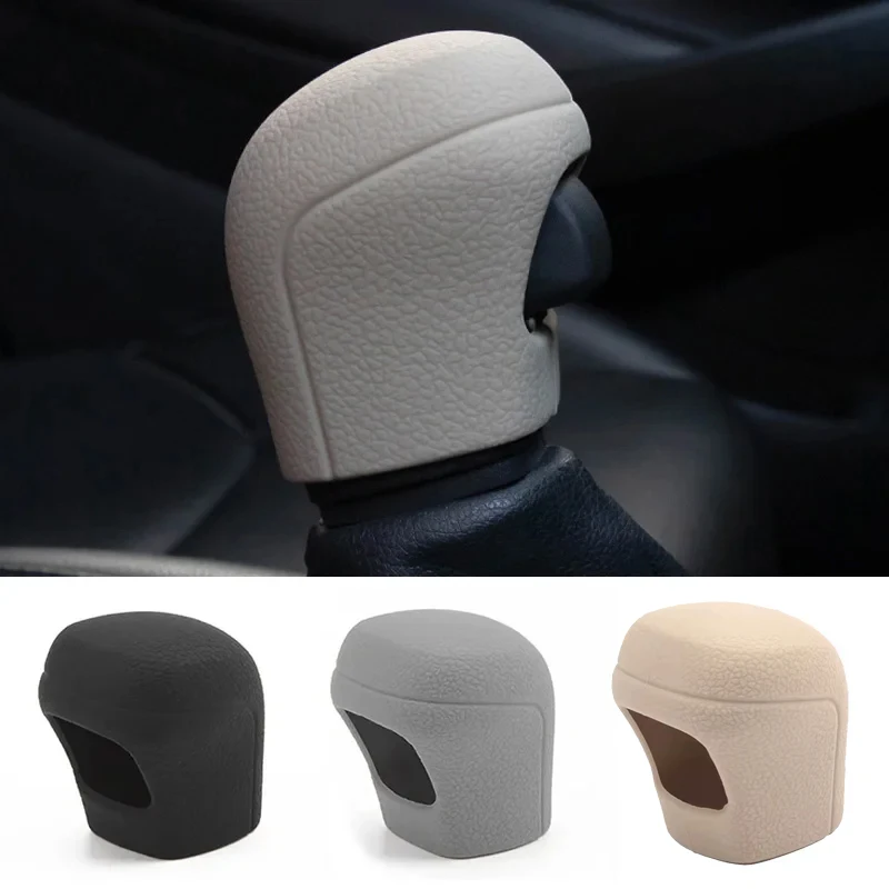 Car Silicone Automatic Gear Shift Knob Cover Water Proof Antislip Shifter Knob Univeral Fit Shifter Handle Car Accessories