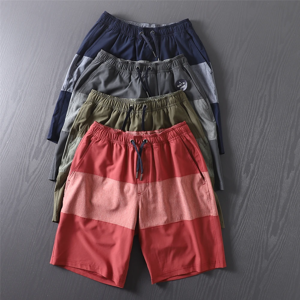 North America Men's Tech Quick Dry Breathable Sports Shorts Casual Pants Inner  Summer Collection Loose Fit mid Waist