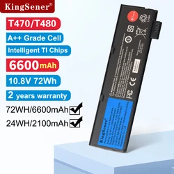 KingSener 10,8 V 6600mAh batería del ordenador portátil para Lenovo ThinkPad T470 T480 T570 T580 P51S P52S 01AV427 01AV428 01AV423 SB10K97580 61 ++