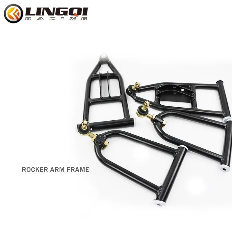 LINGQI RACING 340 мм передняя подвеска качающийся рычаг рокер шаровая Головка Для DIY 50cc 90cc 110cc 125cc ATV багги Go Kart части