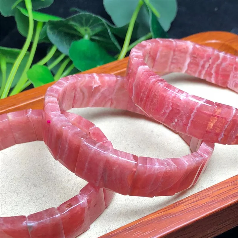 Natural Red Lace Agate Bracelet Crystal Reiki Healing High Quality Gemstone Fashion Jewelry Gift 1pcs 10x14mm