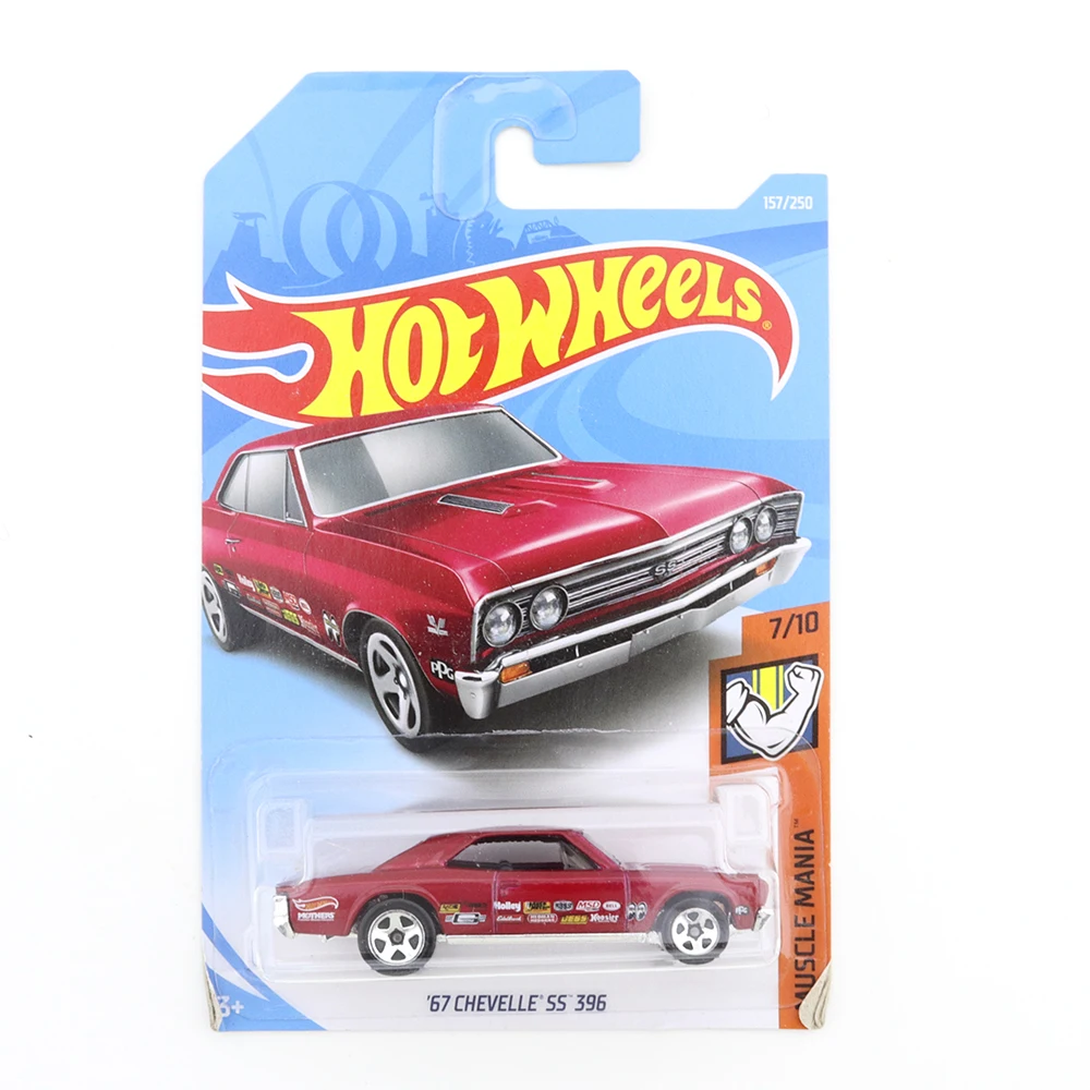 2021-183 Hot Wheels 67 CHEVELLE SS 396 Mini Alloy Coupe 1/64 Metal Diecast Model Car Kids Toys Gift