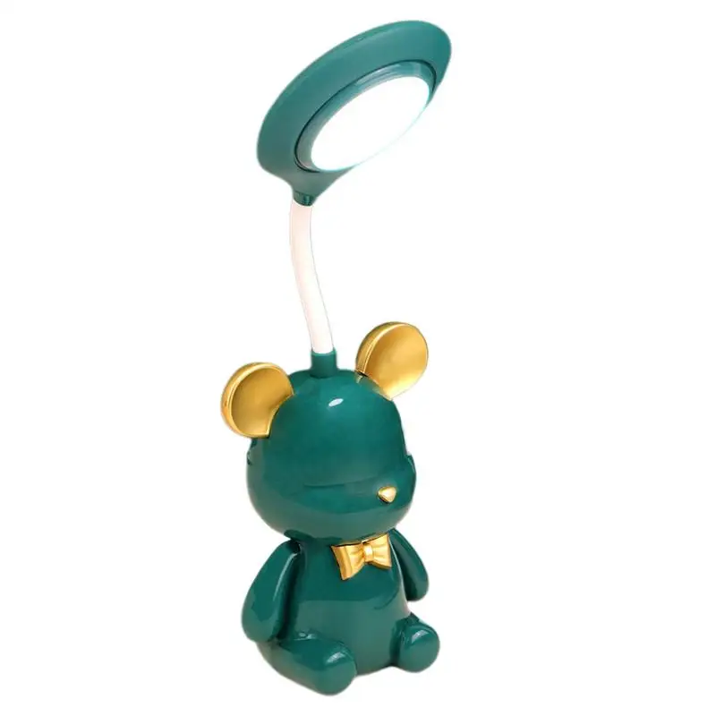 

Bunny Table Lamp Rabbit LED USB Charging Reading Lamp Flexible Gooseneck LED Nursery Night Light For Home Decor Eye Protection