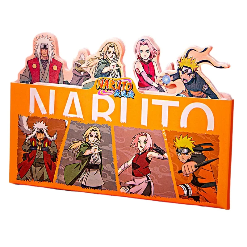 

120pcs/pack Naruto Cartoon Memo Pad Set Paper Supplies 2D Animation Products