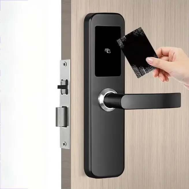 Direct Factory WiFi Connectivity TT Hotel's Lock for Blue-tooth Credit Card Key Access Door Lock Aluminum Alloy