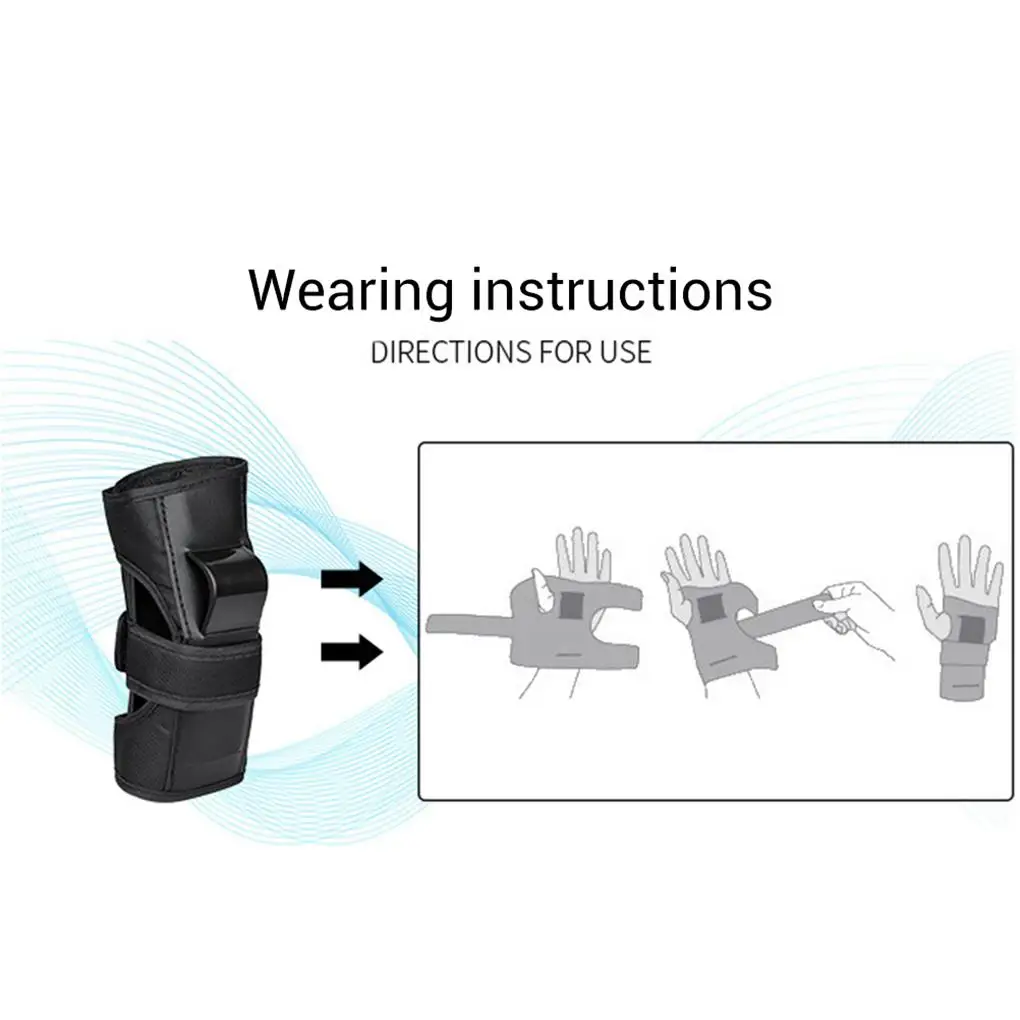 Protective Gear Wrist Guards Breathable Skin Friendly Protection Pads Fall Prevention Wrister Longboarding Roller S