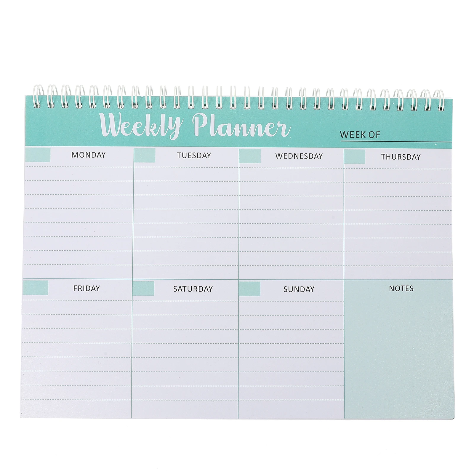

Weekly Planner Notepad Daily Schedule Desk Student Teacher Gradebook Appointment Calendar Date Planner