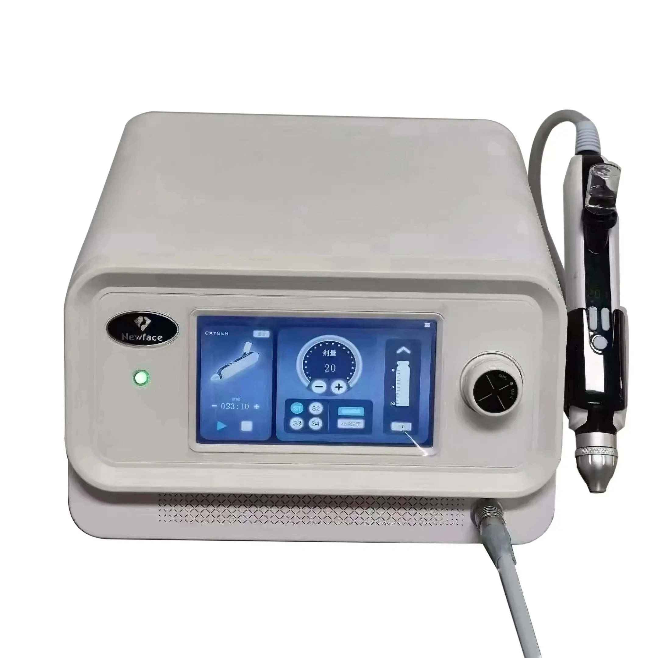 2024 Newest Portable 4 Bars Water Injection Gun Hydro H2O2 Water Jet Facial Machine For Skin Lifting Beauty Device