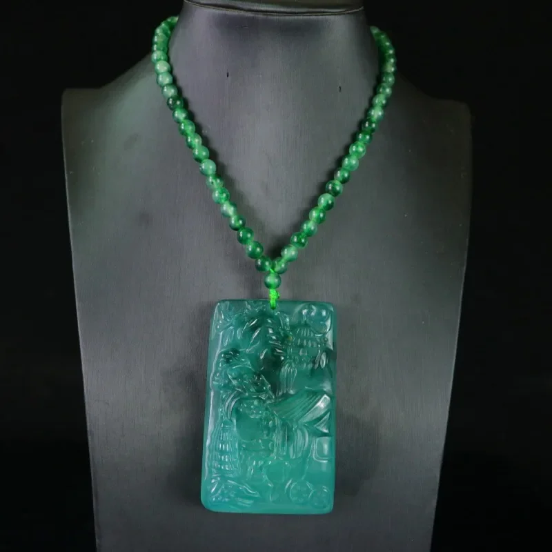 

Natural High-ice Quartzite Jade Landscape Brand, Exquisite Fashion Jewelry, Suitable for Both Men and Women