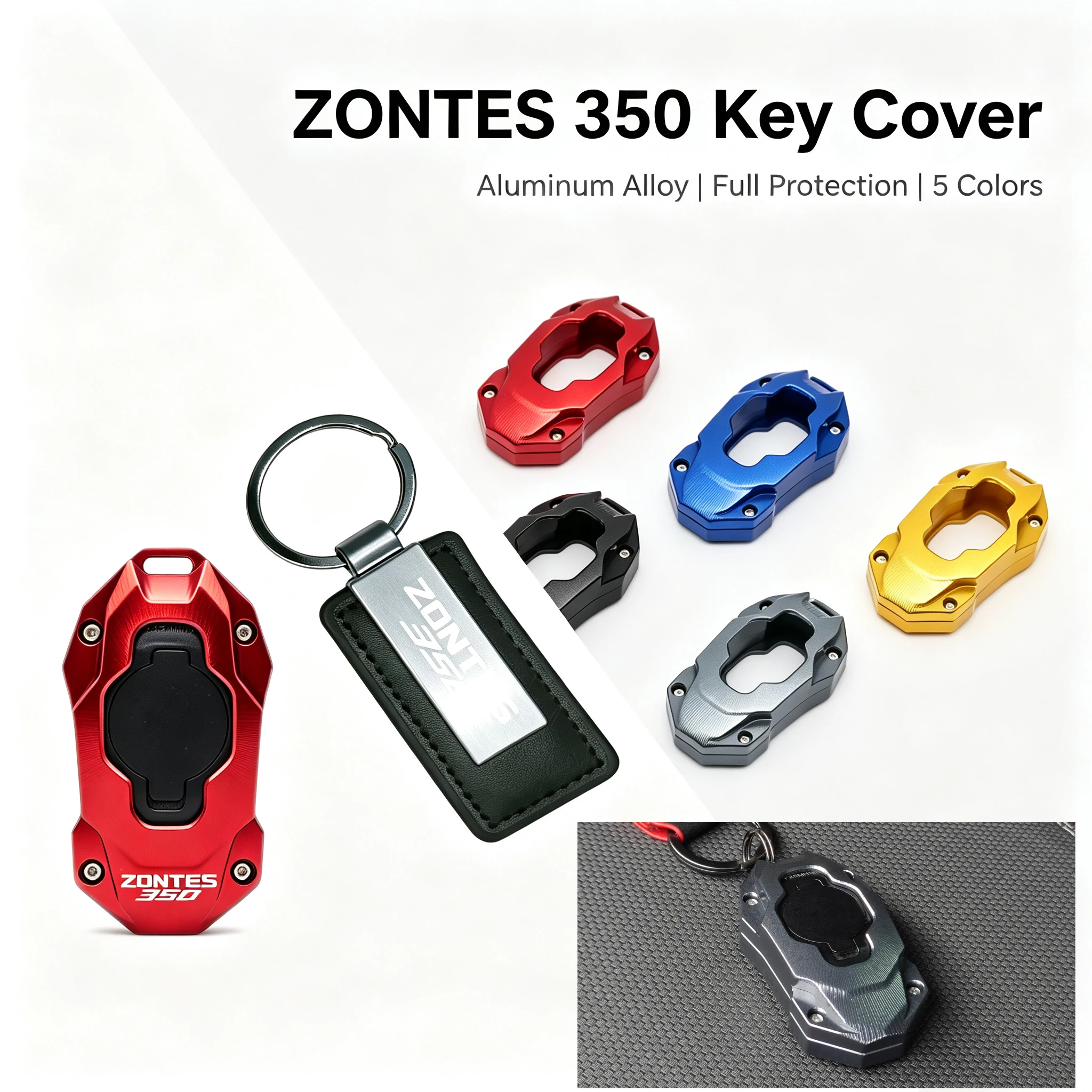 For Zontes 2023 2024 2025 2026 125 150 368 350 M D 368E 368g Motorcycle New Key Protective Shell Remote Control Protective Cover