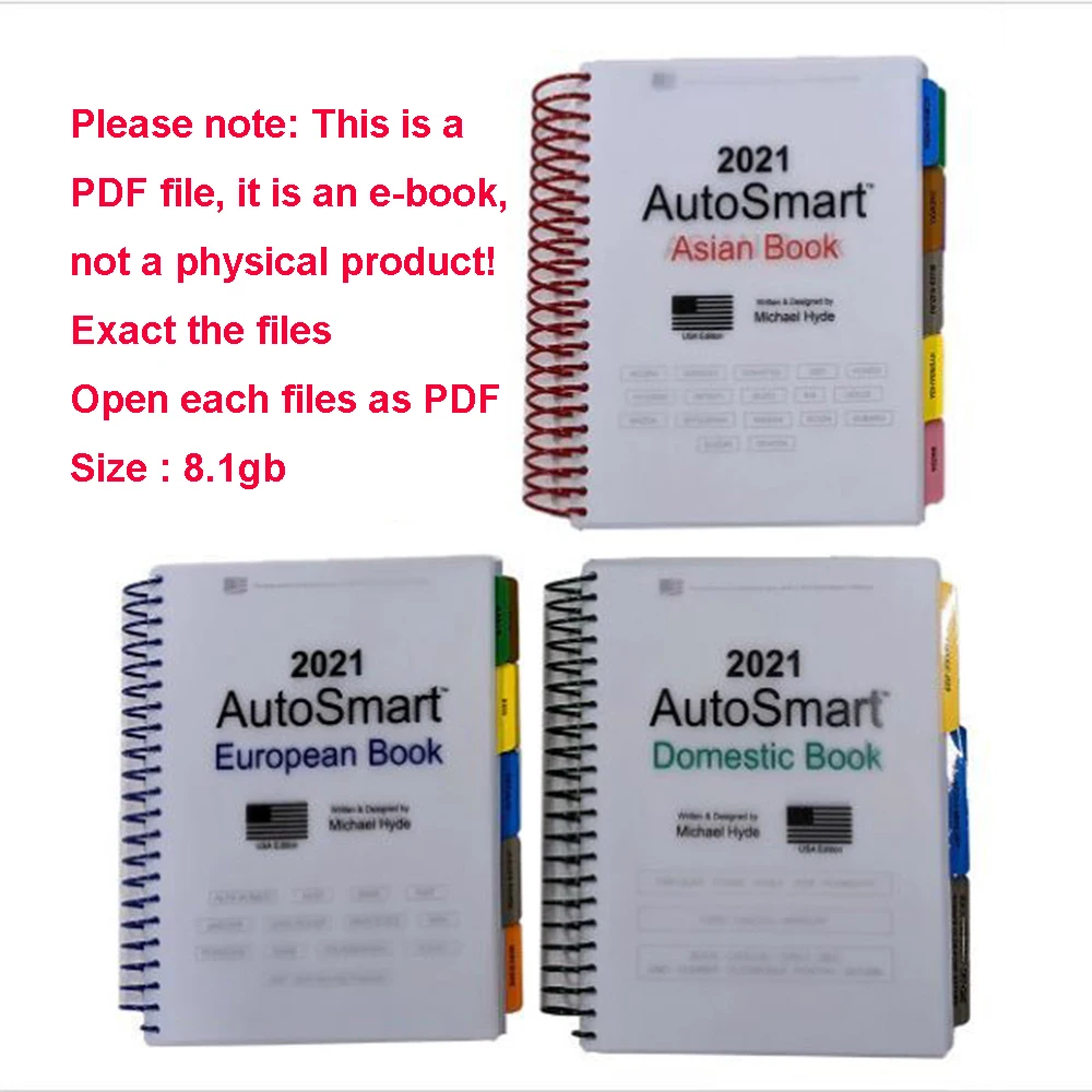 Repair Manual AutoSmart Tool for Asian Eu Domestic Cars Trucks Updated Models Information Service for Transponders Locksmith Set