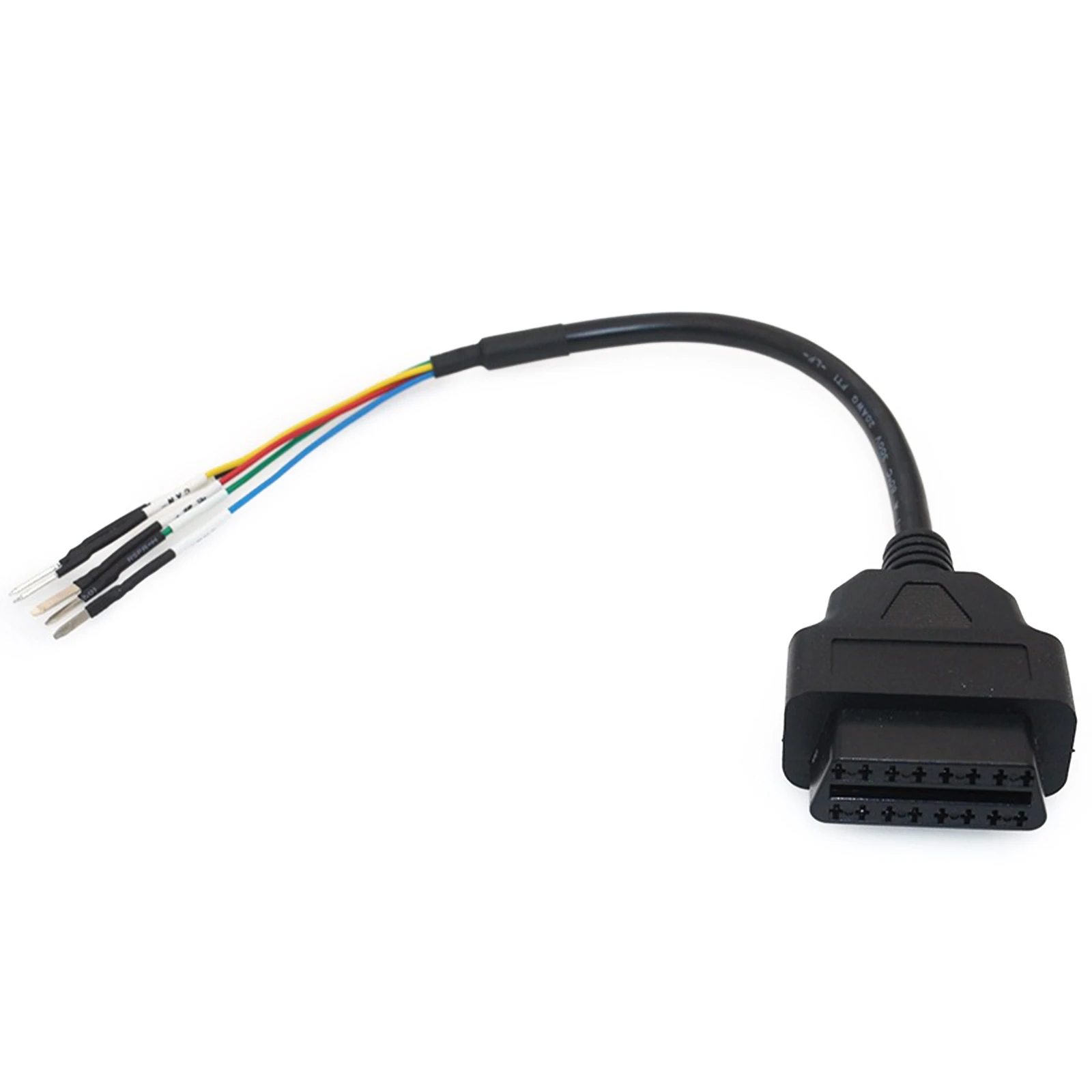 OBDII 16 Pin OBD OBD2 Female K Line CAN Line Jumper Tester Connector Car Diagnostic Extension Cable Cord Pigtail